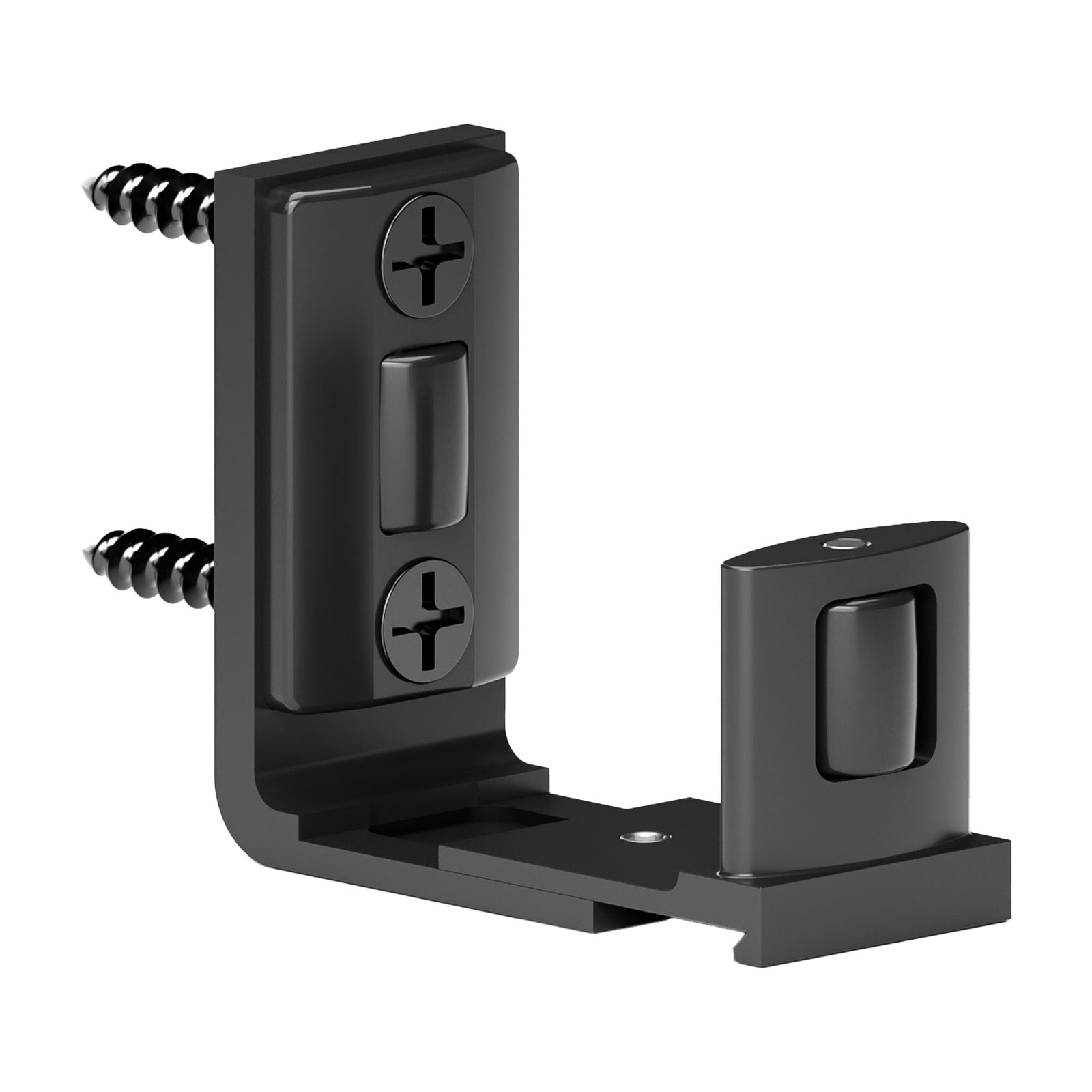 ETIASQSA Bodenführung Schiebetür, für Alle Sliding Door Floor Guide, Aktualisiertes Einstellbar Bodenführung Wand, Schwarz