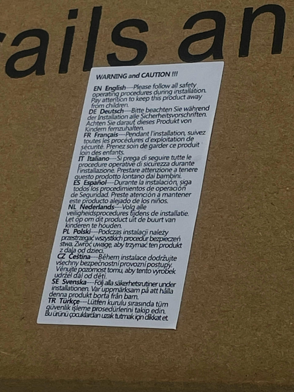 ETIASQSA 122cm/4FT Super Mini Sliding Barn Door Cabinet Hardware Kit for Single Door TV Stands Small Cabinets, J-Shaped Hanger Black