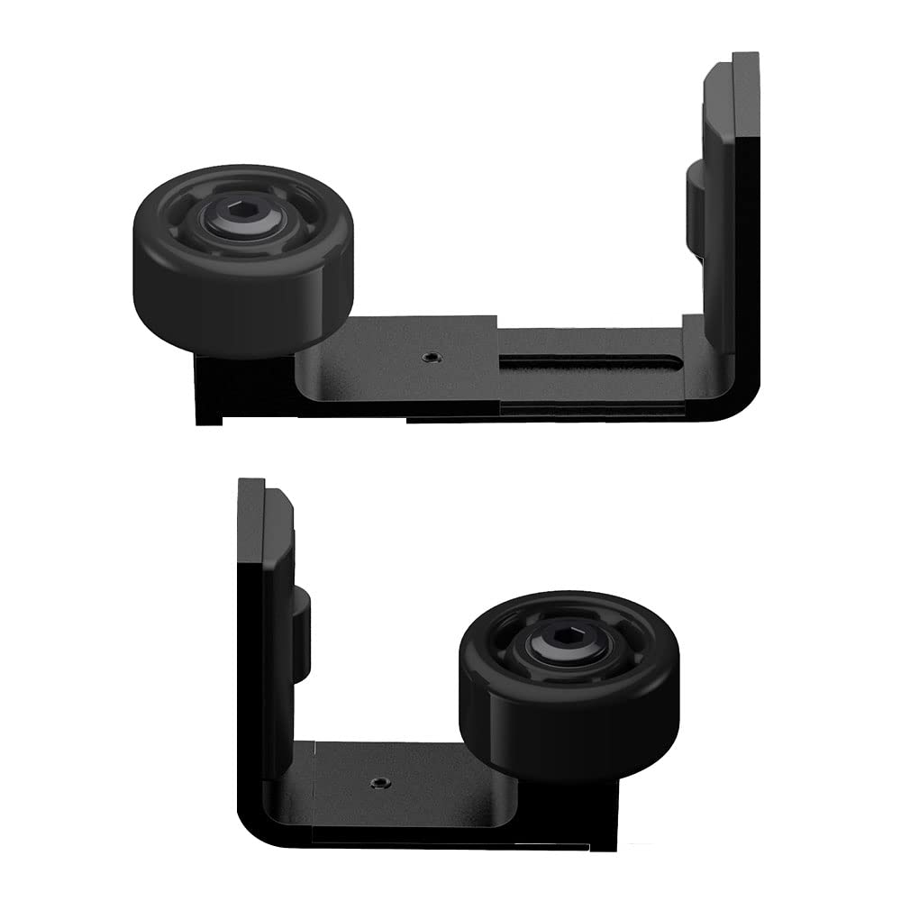 ETIASQSA Sliding Barn Door Adjustable Roller Floor Guide Wall/Door Bottom Guide