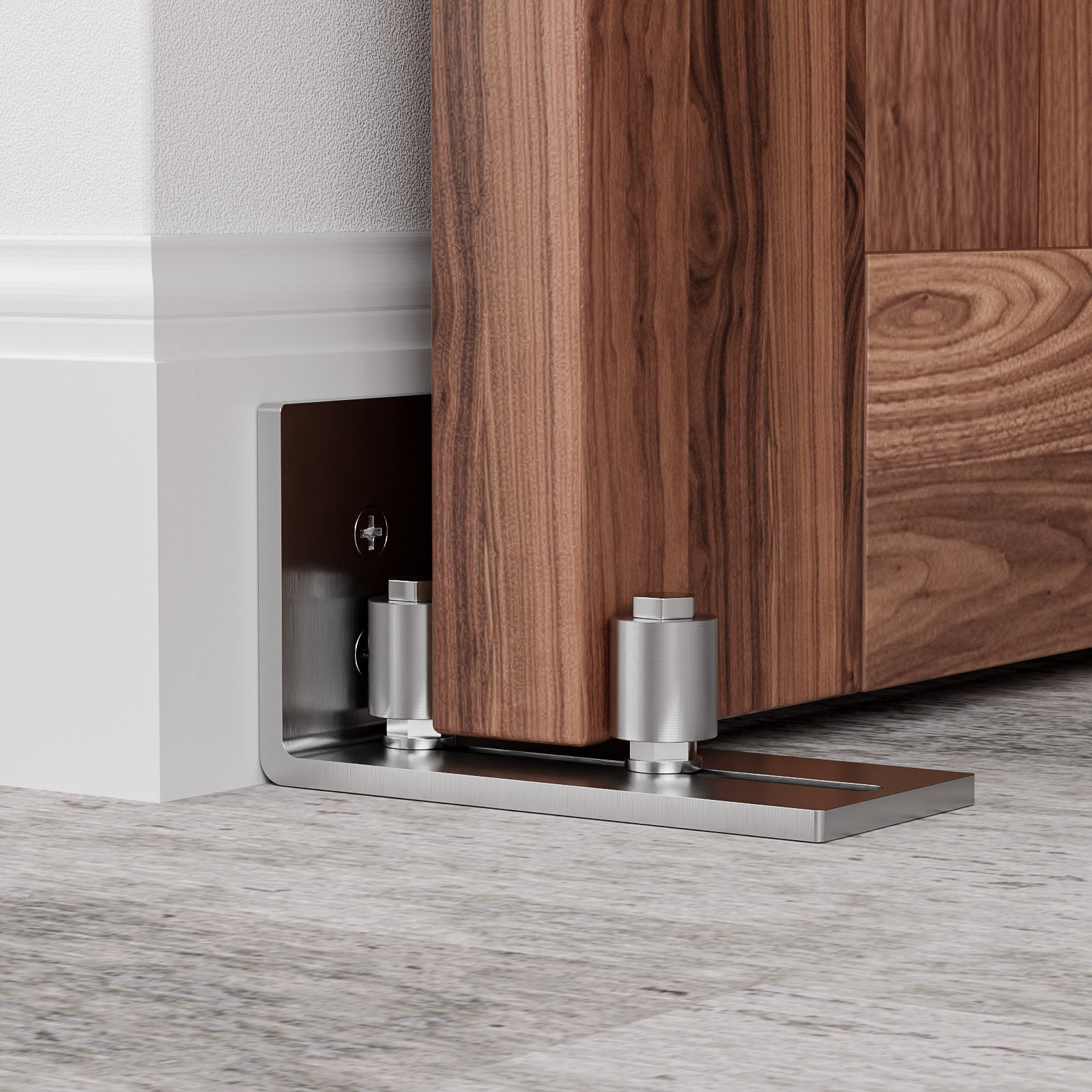 ETIASQSA Stainless Steel Floor Bottom Guide, Adjustable Sliding Door Floor Guide, Door Bottom Guide Wall/Door Bottom Guide