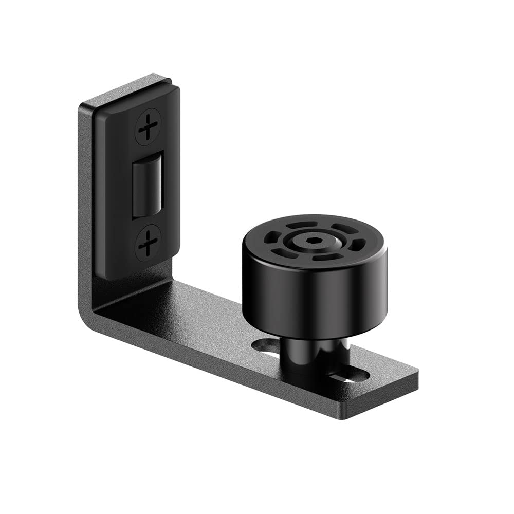 ETIASQSA Regolabile Guida al Pavimento Parete/Porta Guida in basso Porta Scorrevole Ferramenta per porta scorrevole della stalla